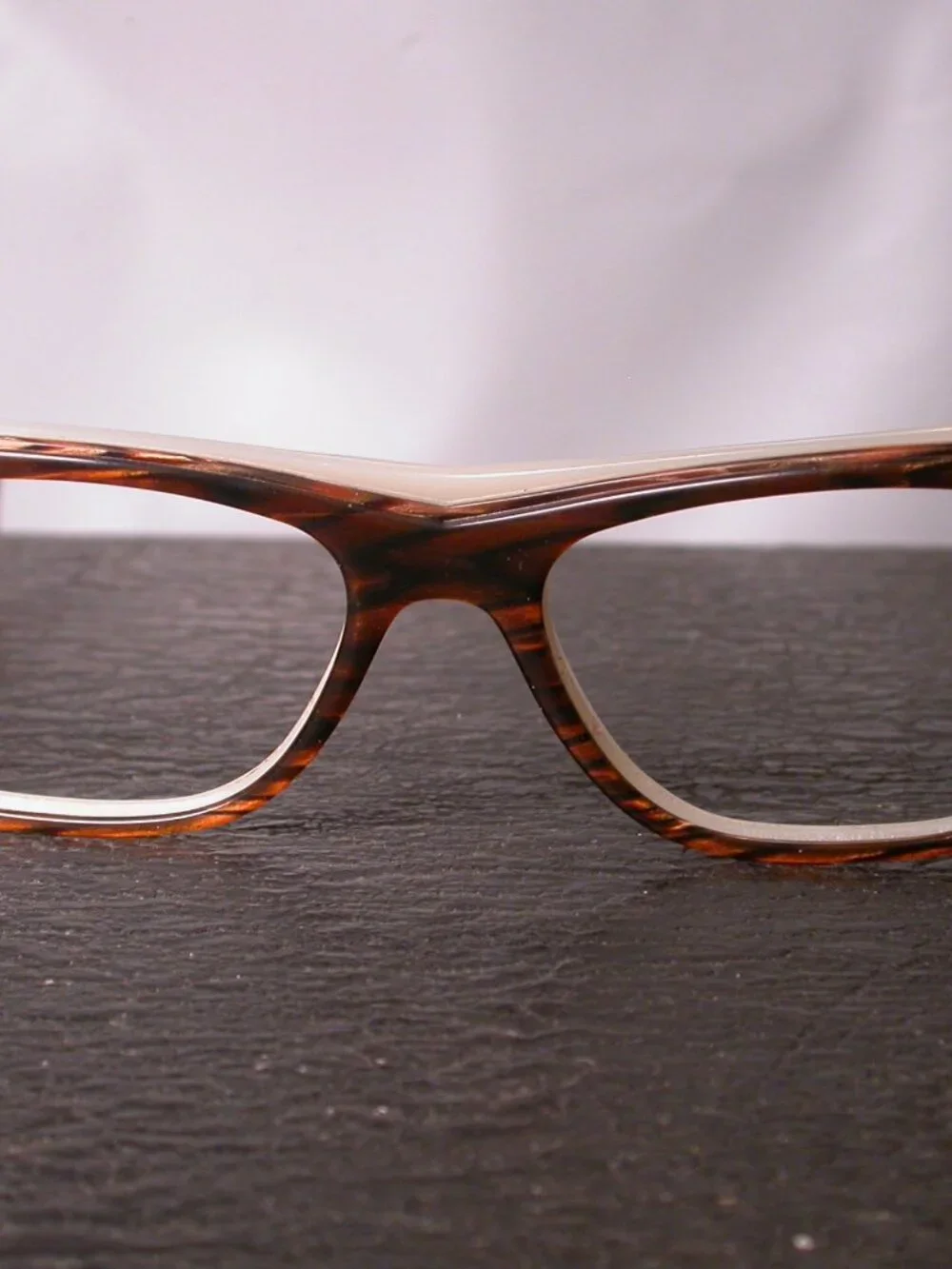 Caroline Abram Lula Tortoise Stripe Eyeglasses Frames Made in France